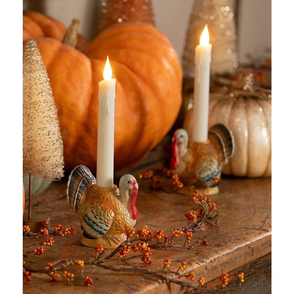 Vintage Turkey Candlestick by Bethany Lowe Designs-4
