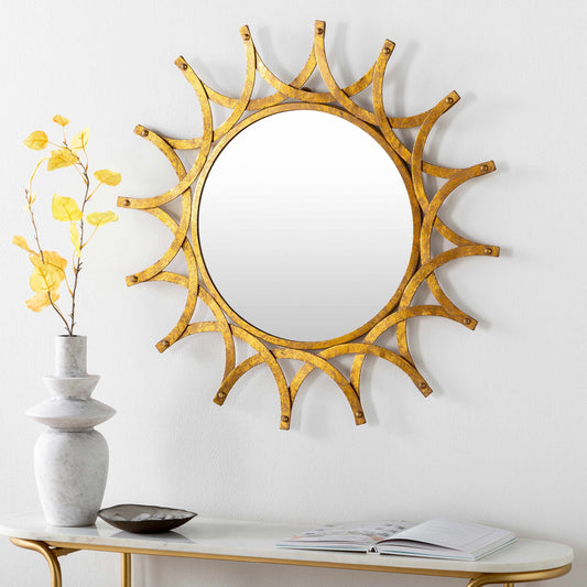 Vivi Gold Metal Mirror-0