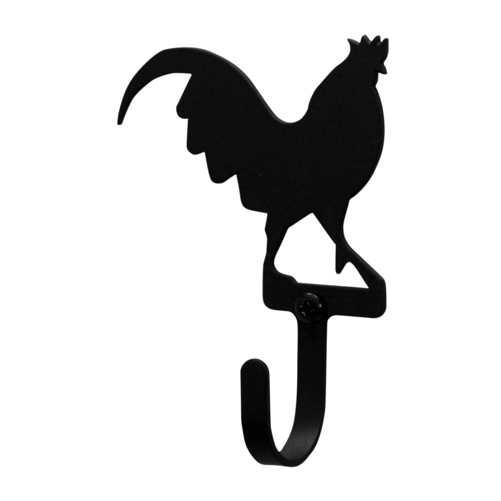 Wrought Iron Rooster Wall Hook Decorative Small
