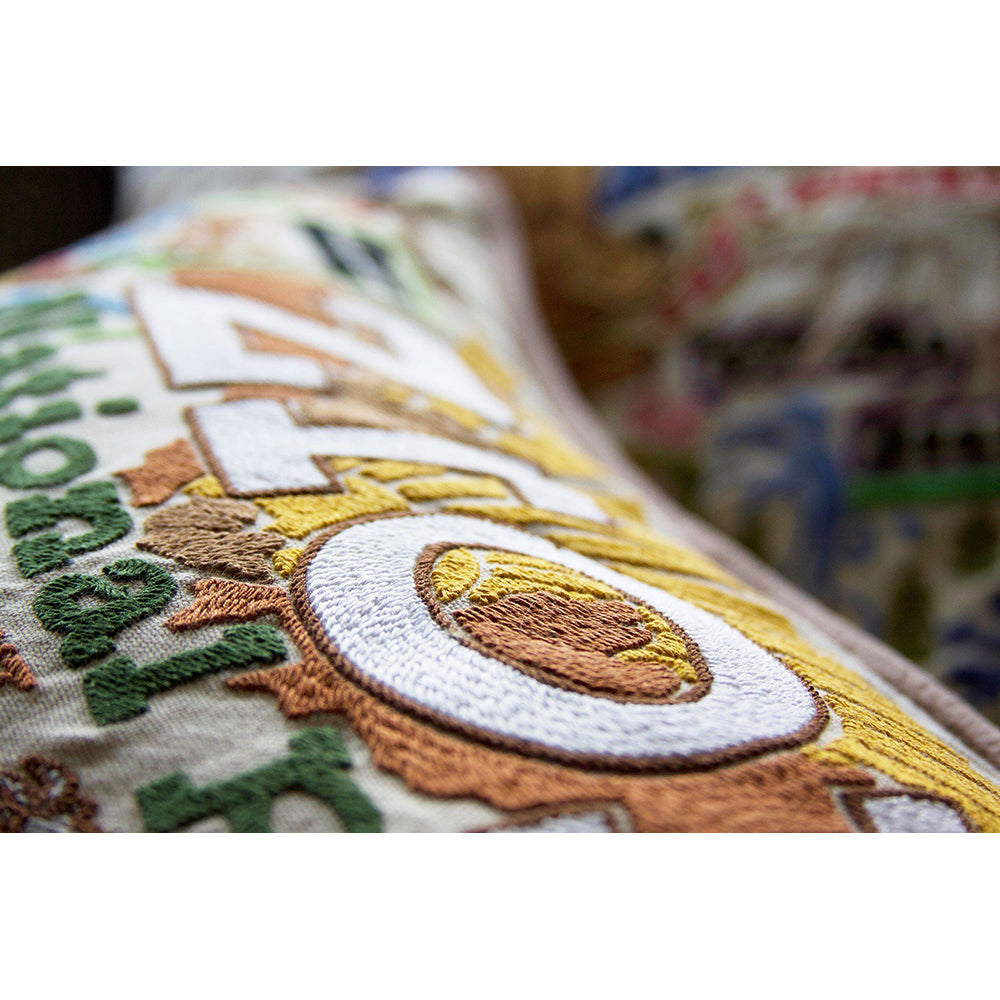 Zion Hand-Embroidered Pillow-3