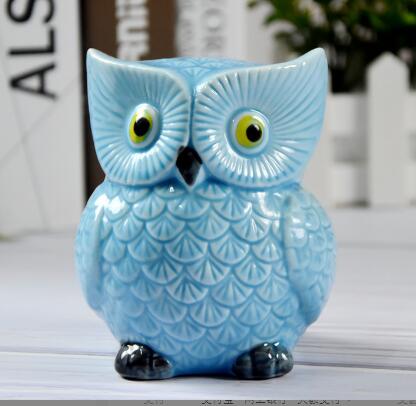 Ceramic Owl Bank-3