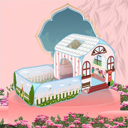 Pop-Up Kids Playhouse Indoor Outdoor Tent-4