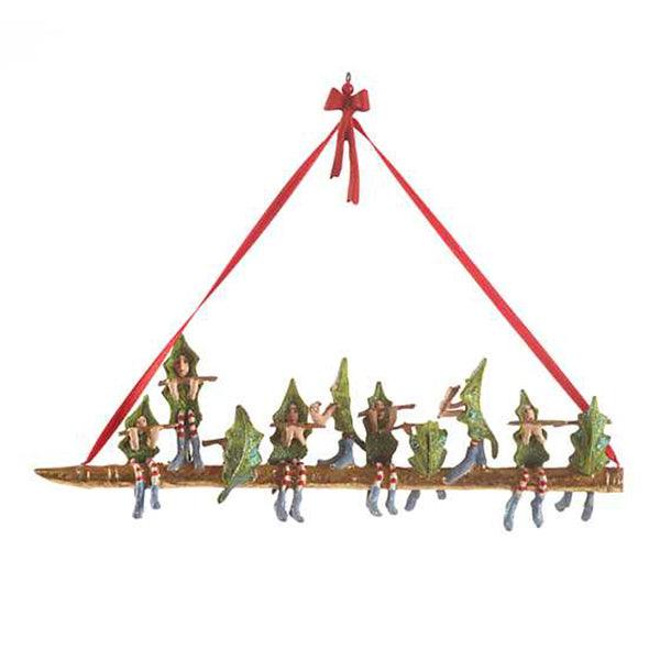12 Days 10 Pipers Piping Ornament by Patience Brewster-0