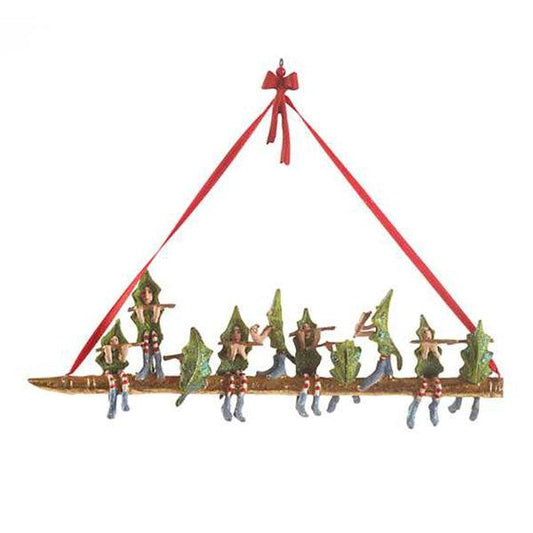 12 Days 10 Pipers Piping Ornament by Patience Brewster-0