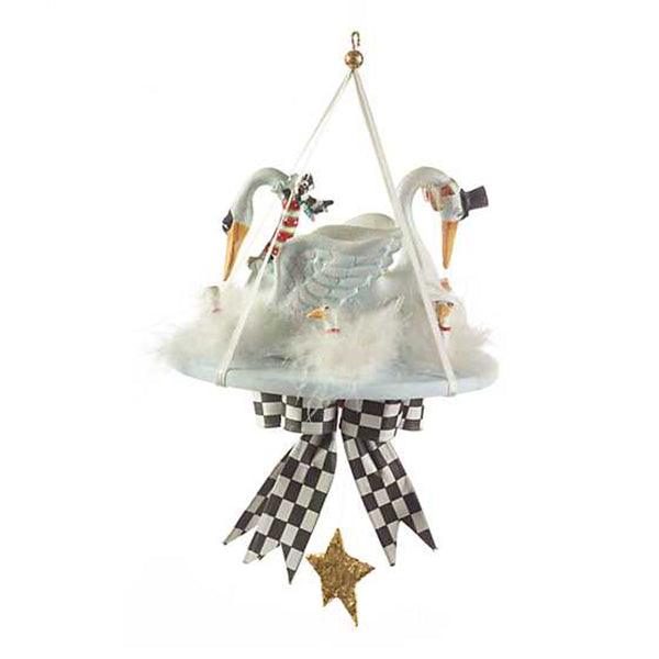 12 Days 7 Swans a-Swimming Ornament by Patience Brewster-2