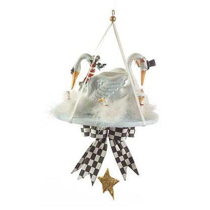 12 Days 7 Swans a-Swimming Ornament by Patience Brewster-2