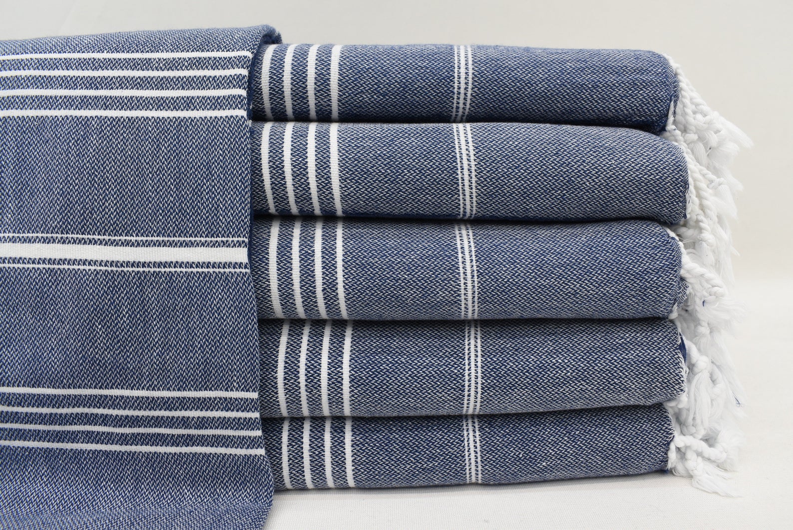 MONACO NAVY TURKISH TOWEL-4