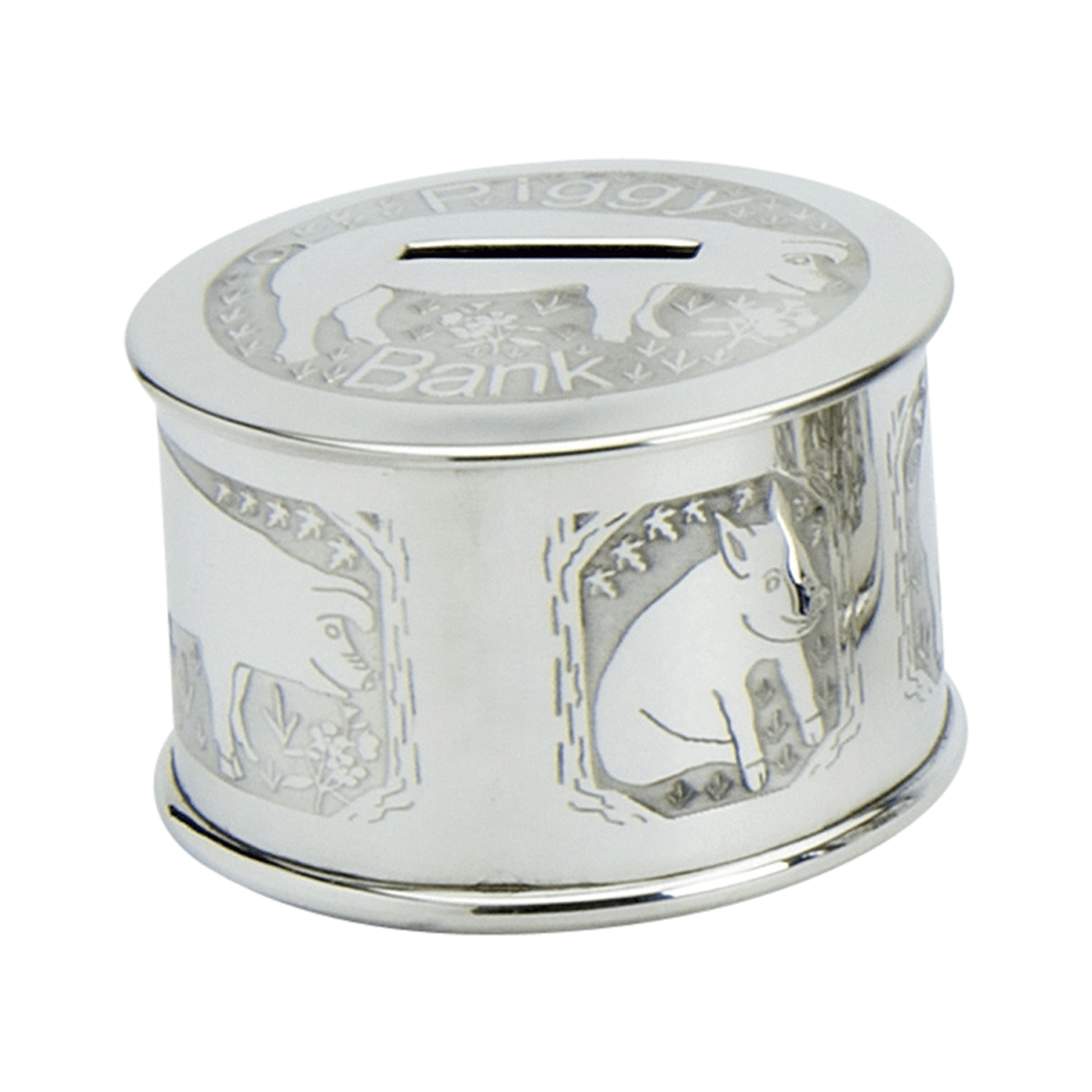 Pewter Piggy Money Box-0