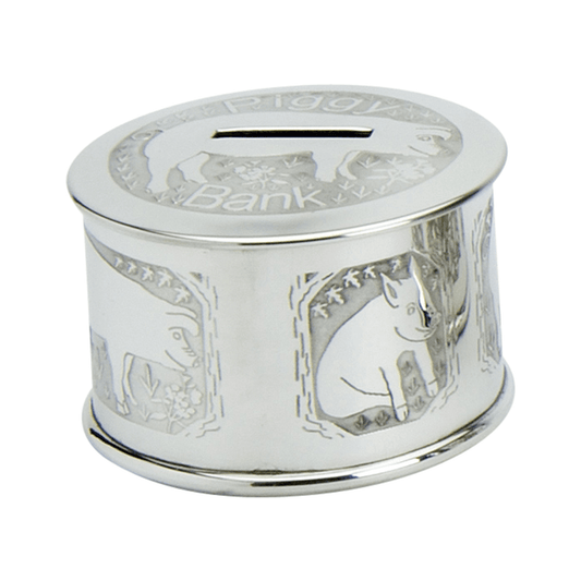 Pewter Piggy Money Box-0