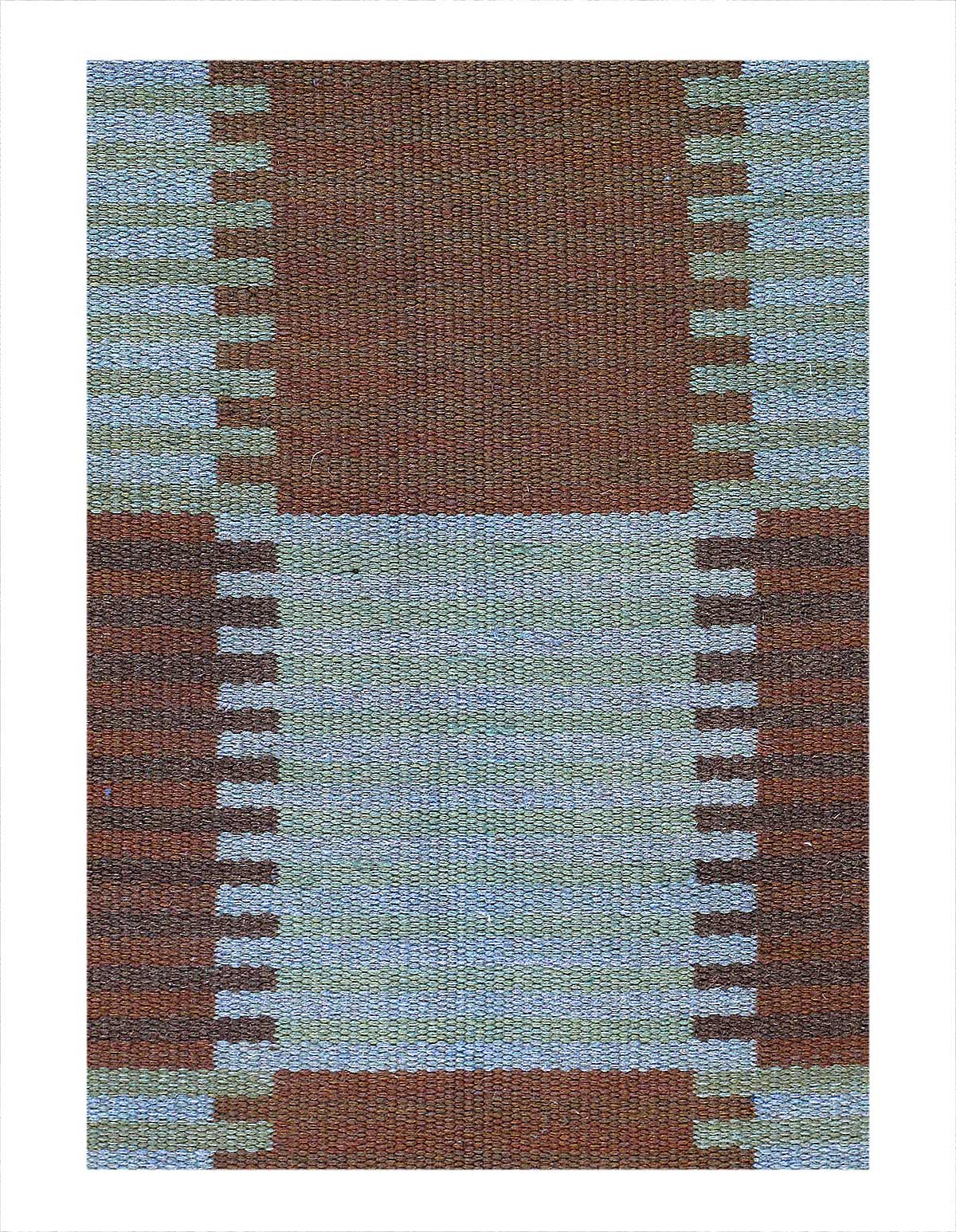 Scandinavian reversible Over Dyed rug 5'9'' X 8'9''-1