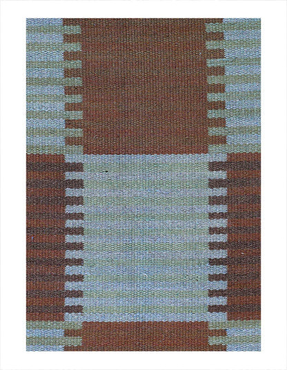 Scandinavian reversible Over Dyed rug 5'9'' X 8'9''-1