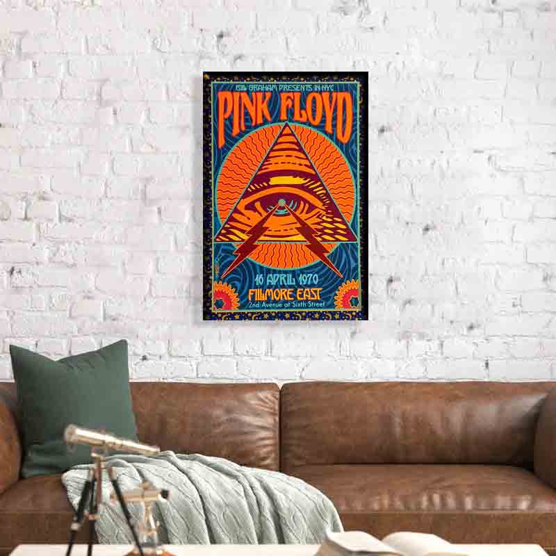 Pink Floyd the Wall Art- Vintage Music Poster-2