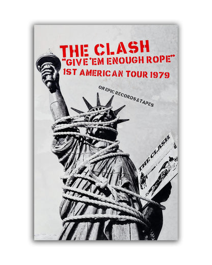 The Clash concert poster -Vintage Music Poster-Wall Decor-0