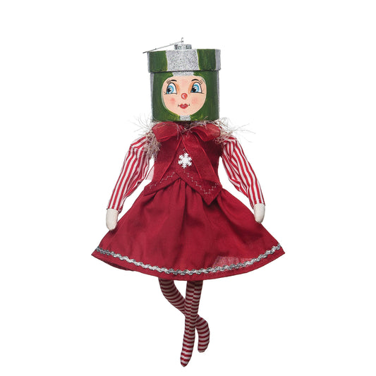 Merriam Gathered Traditions Box Head Art Doll-0