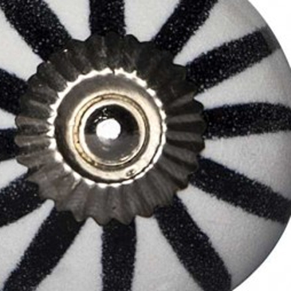 1.5" X 1.5" X 1.5" White Black And Silver  Knobs 12 Pack-3