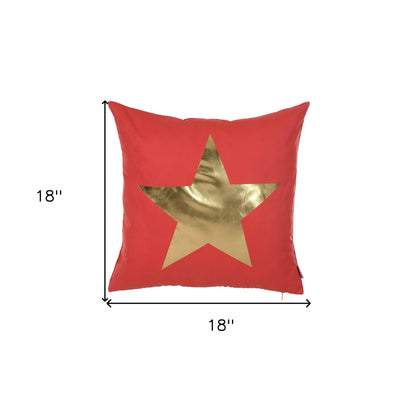 18" Gold Throw Pillow Cover-3