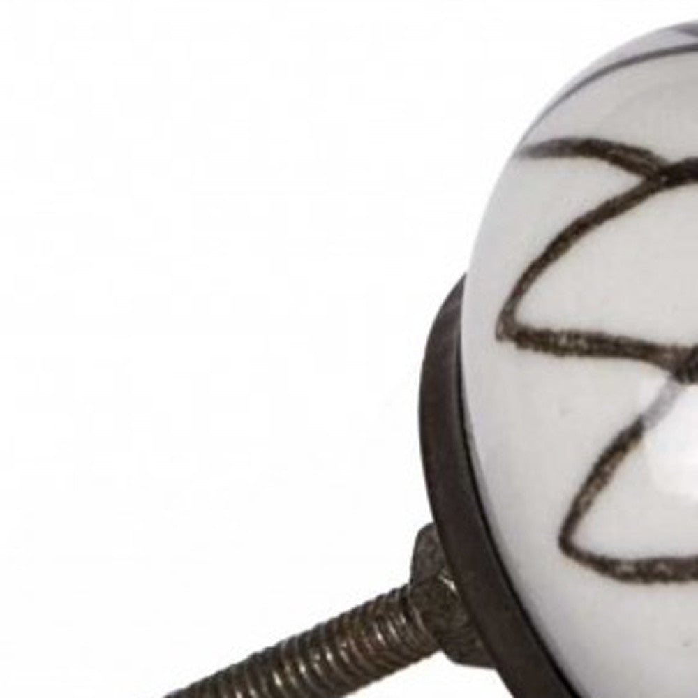 1.5" X 1.5" X 1.5" Ceramic Metal Multicolor 12 Pack Knob-3