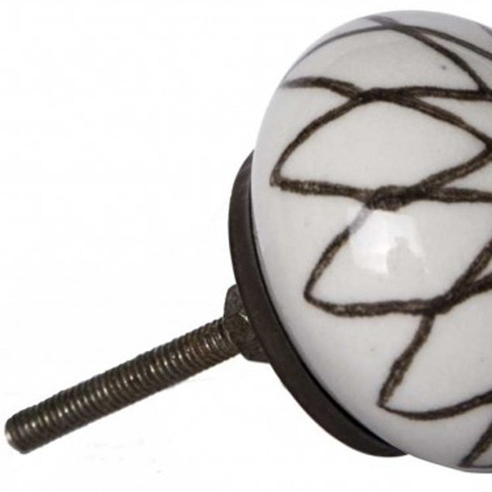 1.5" X 1.5" X 1.5" Ceramic Metal Multicolor 12 Pack Knob-4