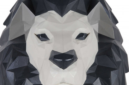 11.5" X 9.5" X 14" Origami Lion Head Wall Decoration-7