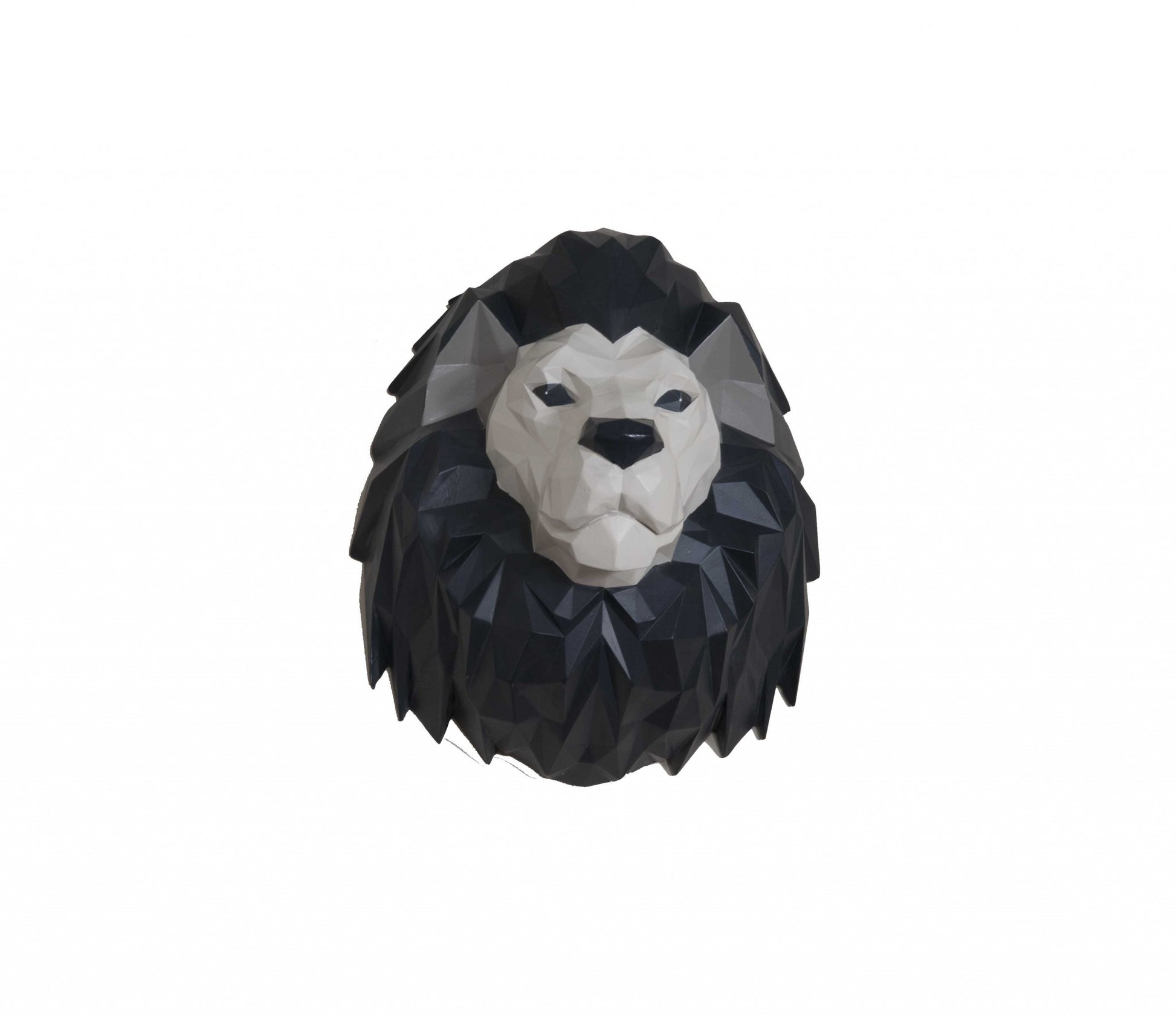 11.5" X 9.5" X 14" Origami Lion Head Wall Decoration-1