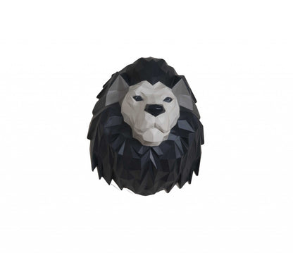11.5" X 9.5" X 14" Origami Lion Head Wall Decoration-1