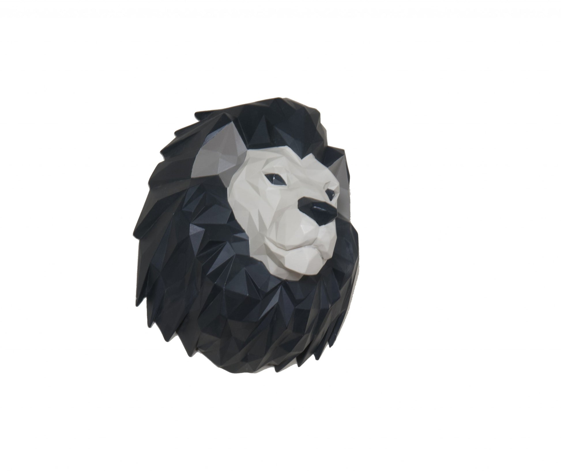 11.5" X 9.5" X 14" Origami Lion Head Wall Decoration-2