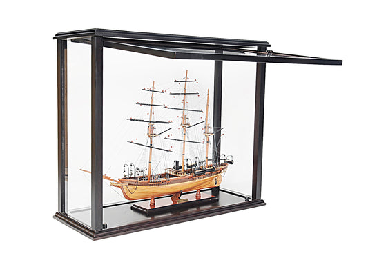14" Black Glass Standard Display Stand-0