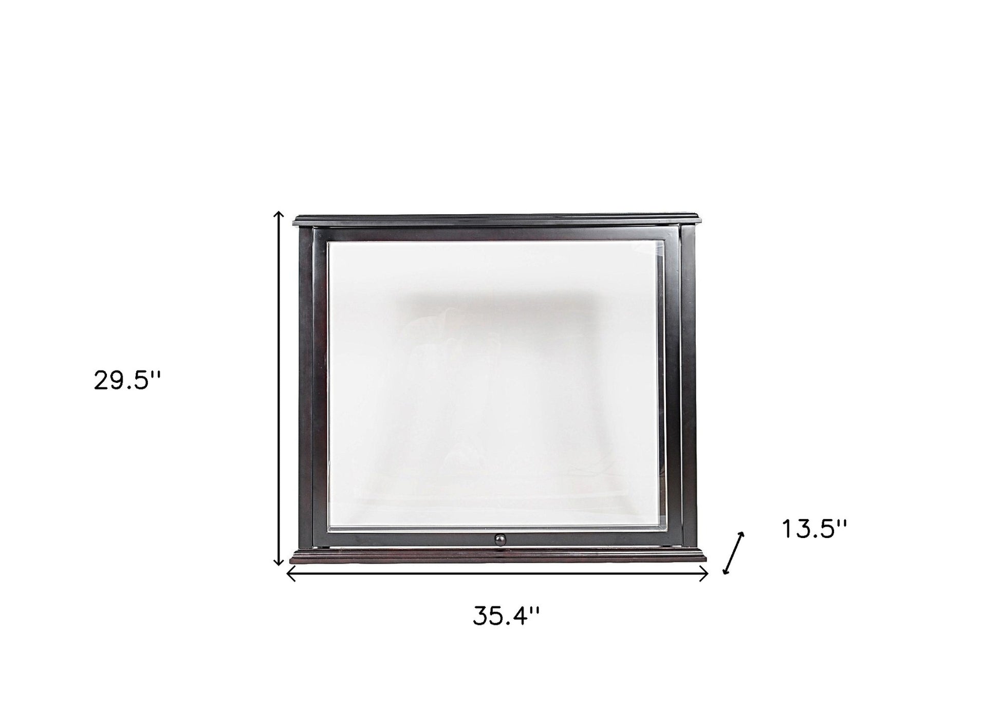 14" Black Glass Standard Display Stand-5