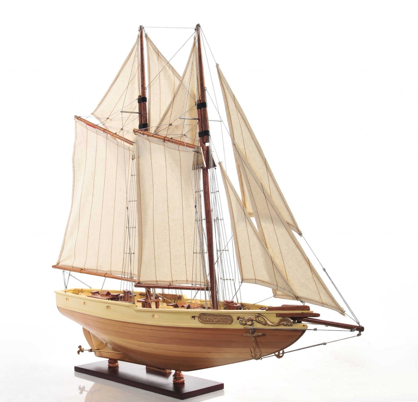 Bluenose Model In Light Brown Finish-4