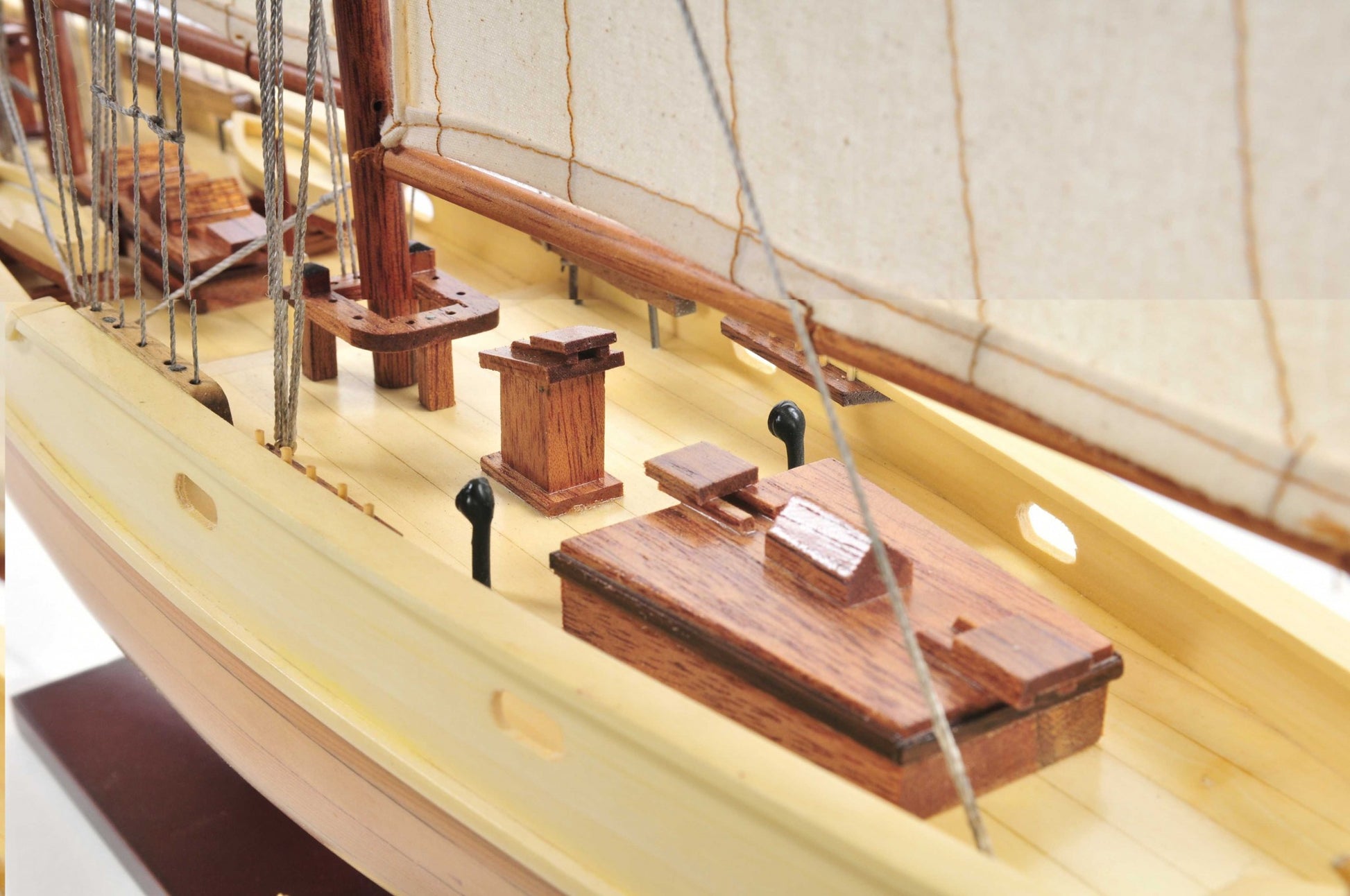 Bluenose Model In Light Brown Finish-5