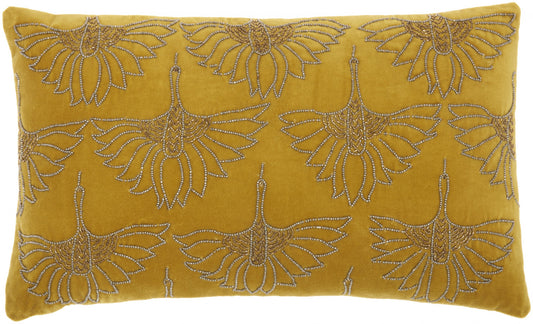 Brilliant Gold Lumbar Pillow-0