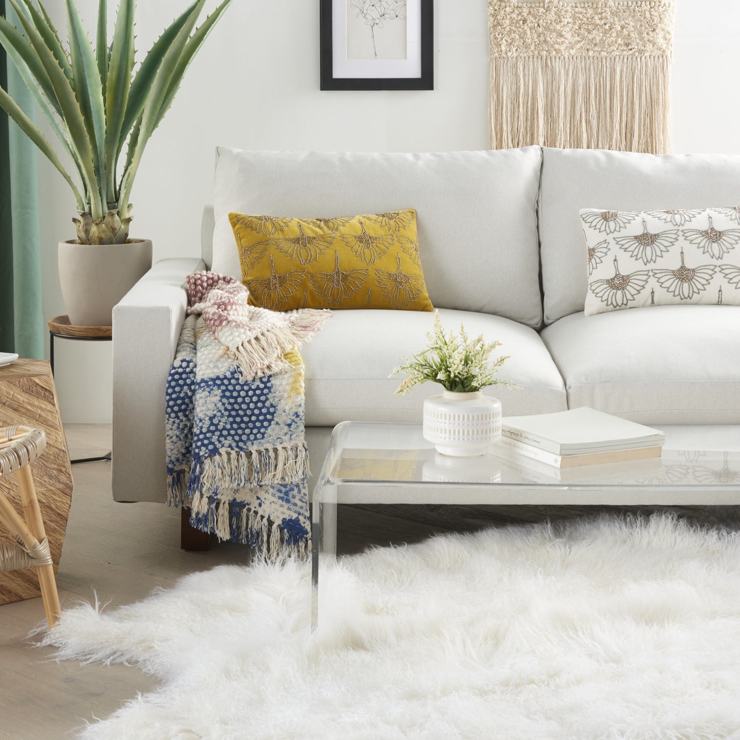 Brilliant Gold Lumbar Pillow-3