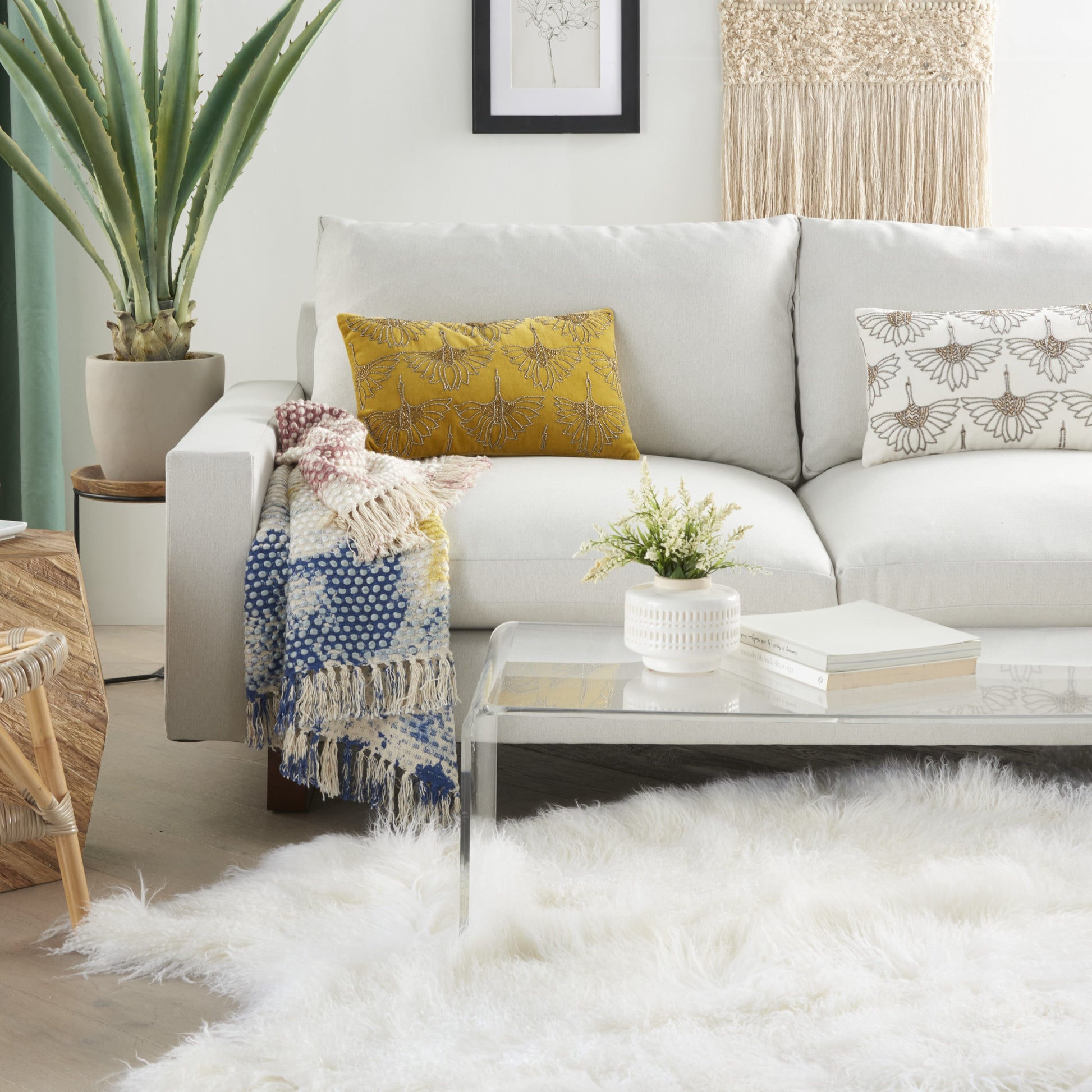 Brilliant Gold Lumbar Pillow-3