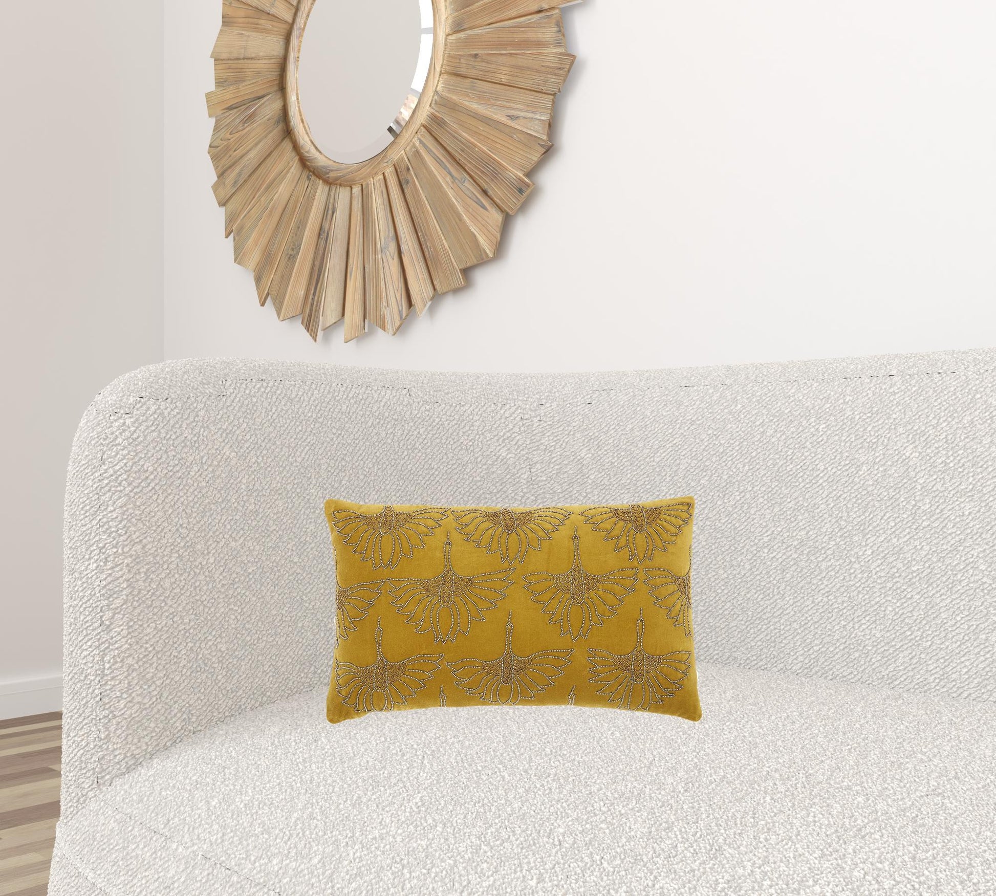 Brilliant Gold Lumbar Pillow-2