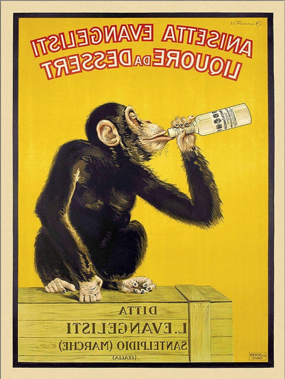 Anisetta Evangelisti Italian Liquor Unframed Print Wall Art-4