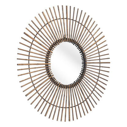 Gold Tribal Round Mirror-0