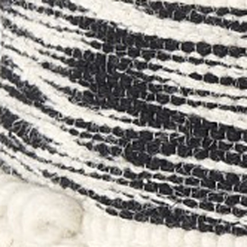 Boho Black And White Accent Pillow Cover-8