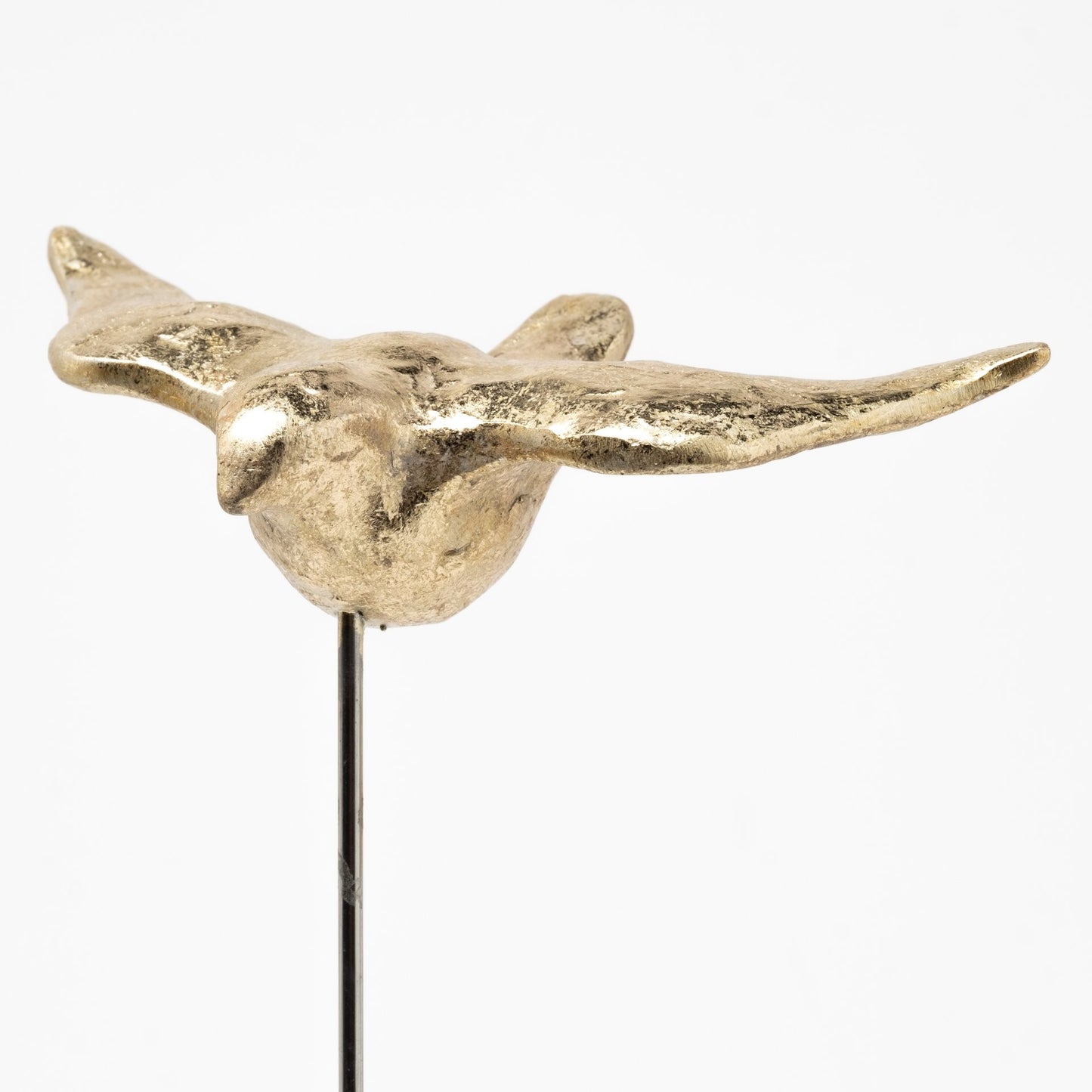 Set Of Three Gold Bird Sculptures-1