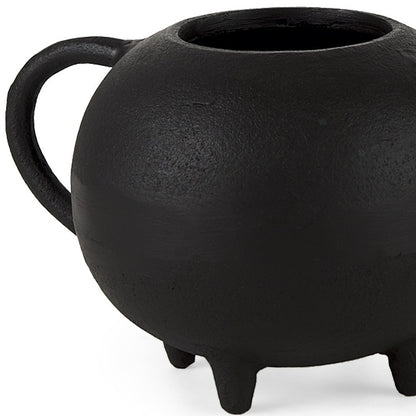 Black Matte Metal Italian Inspired Bowl-4
