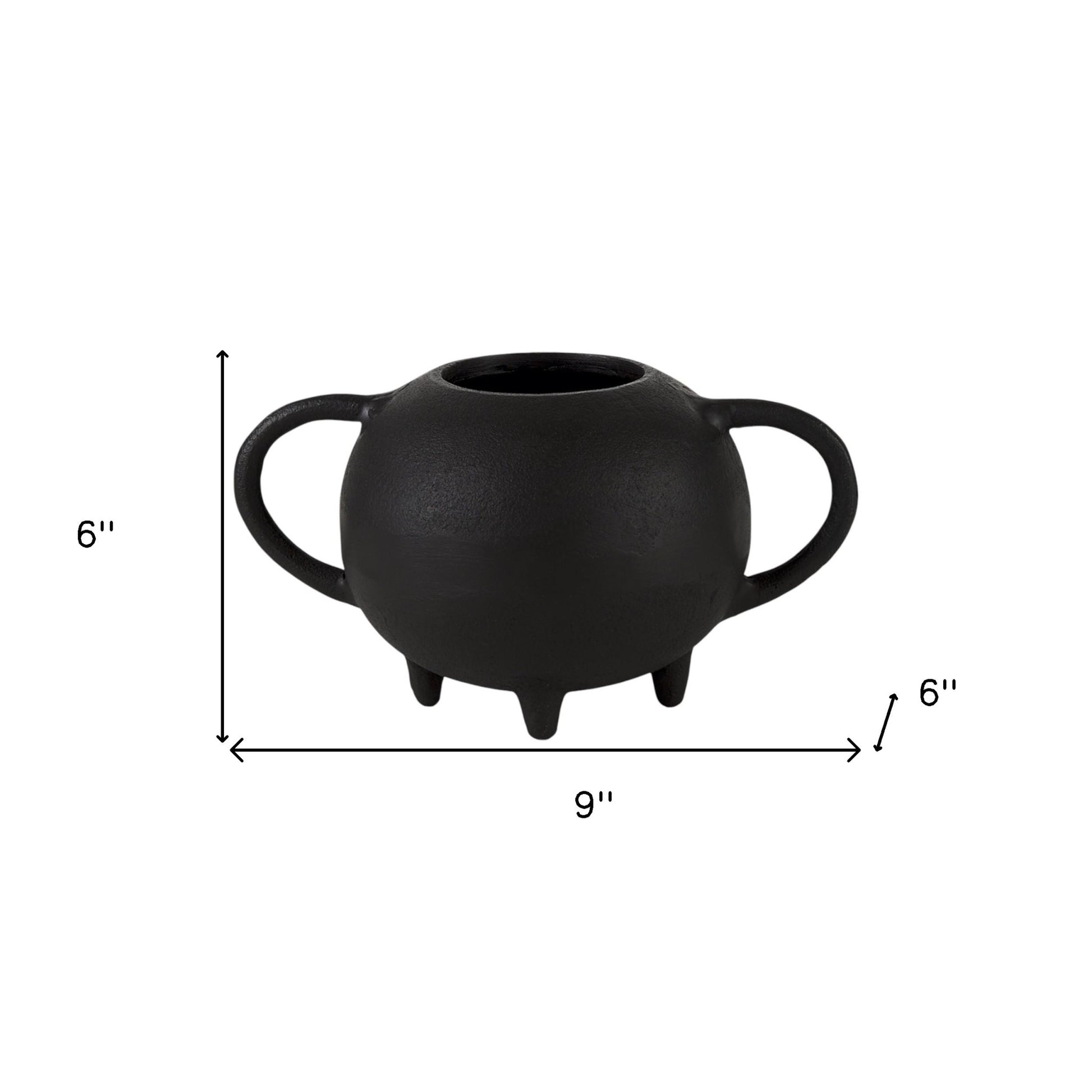 Black Matte Metal Italian Inspired Bowl-6