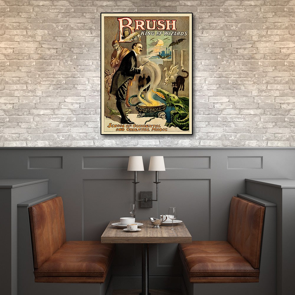 Vintage 1895 Blackstone Magic Unframed Print Wall Art-4