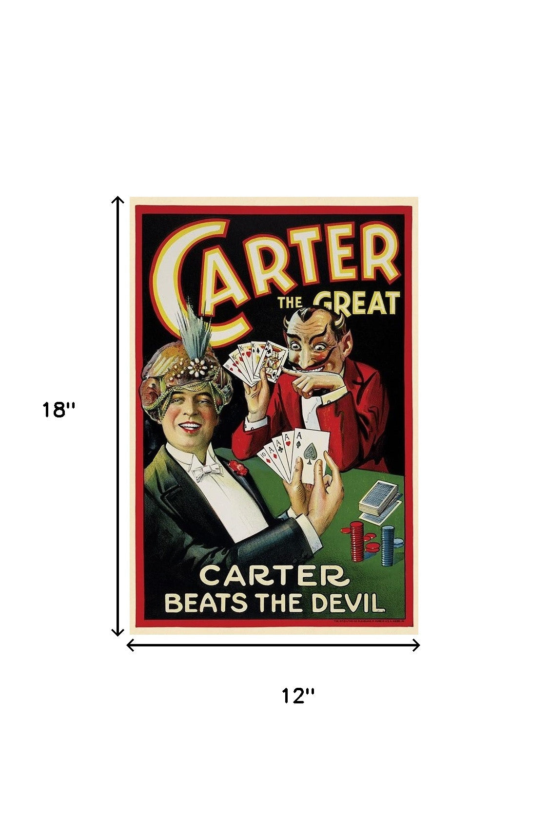 Vintage 1922 Carter Vintage Magic Unframed Print Wall Art-7