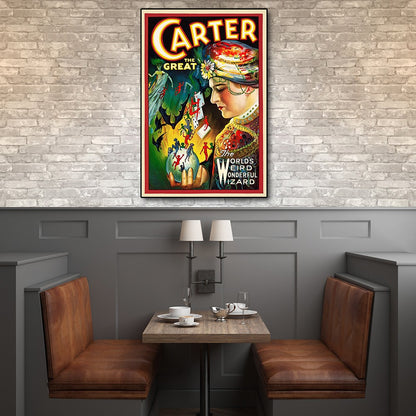 Vintage Carter Vintage Magic Unframed Print Wall Art-5