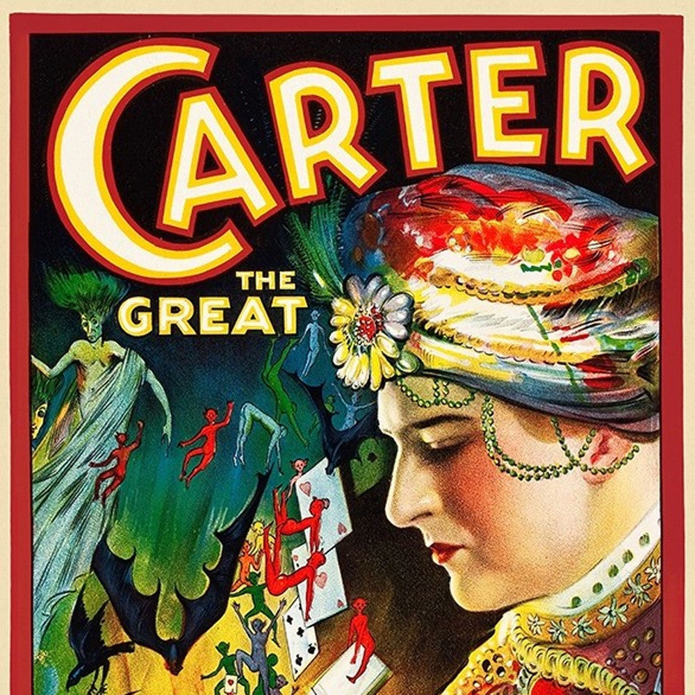 Vintage Carter Vintage Magic Unframed Print Wall Art-4