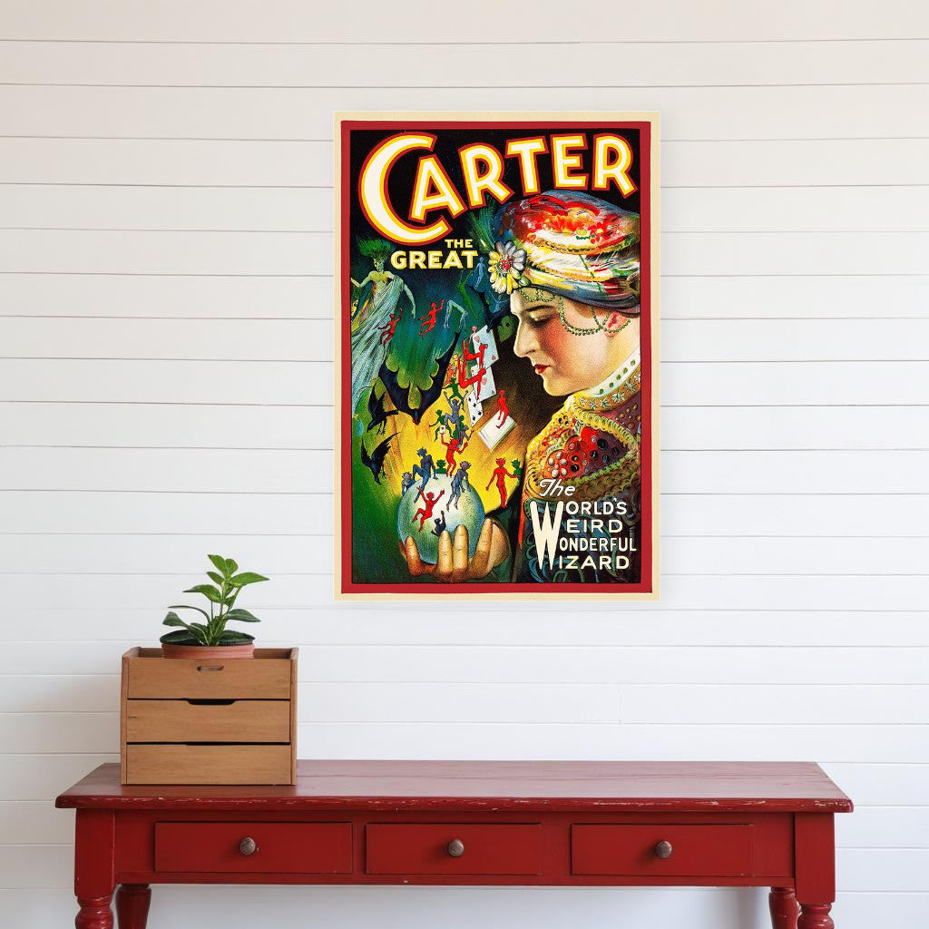 Vintage Carter Vintage Magic Unframed Print Wall Art-1