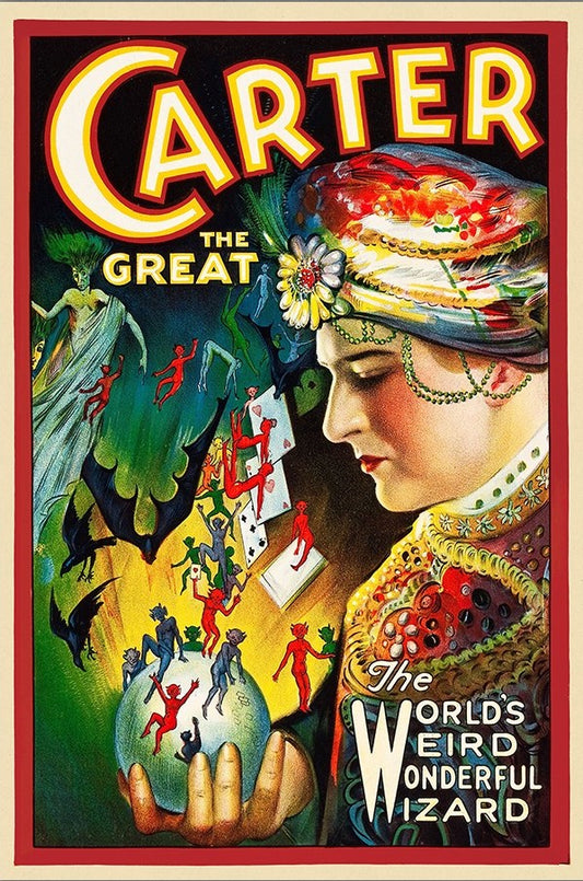 Vintage Carter Vintage Magic Unframed Print Wall Art-0