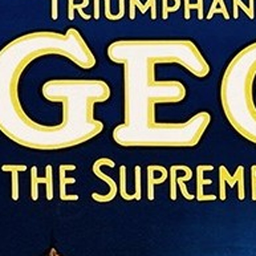 George The Supreme Master Vintage Magic Unframed Print Wall Art-3
