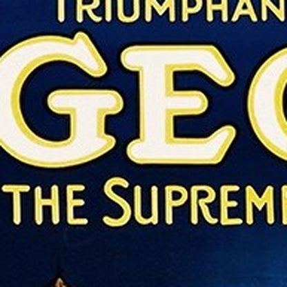 George The Supreme Master Vintage Magic Unframed Print Wall Art-3