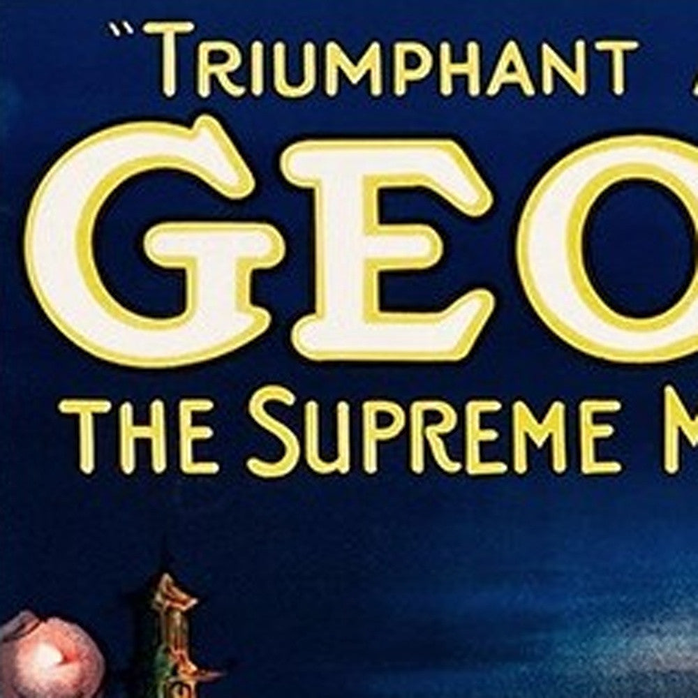 George The Supreme Master Vintage Magic Unframed Print Wall Art-4