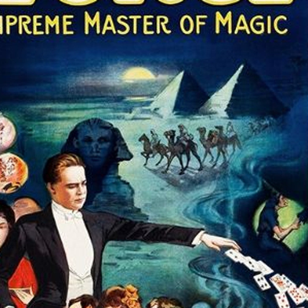 George the Supreme Vintage Magic Unframed Print Wall Art-3